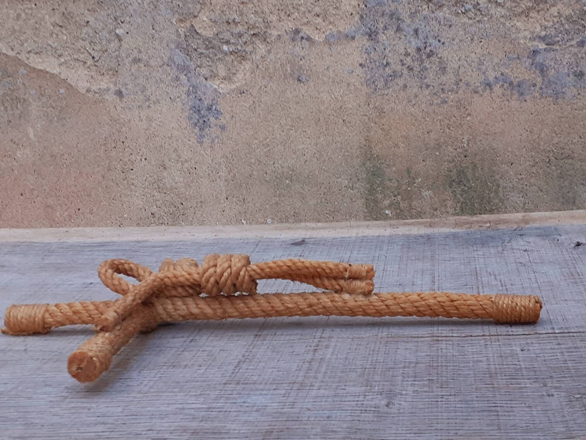Christ in braided rope, year 50/60 attributed to Audoux-Minet.