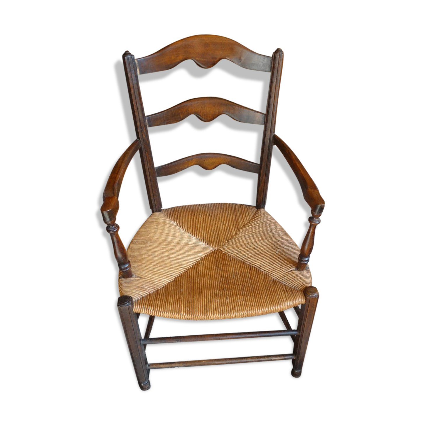 Parker former armchair walnut C. Cayelle