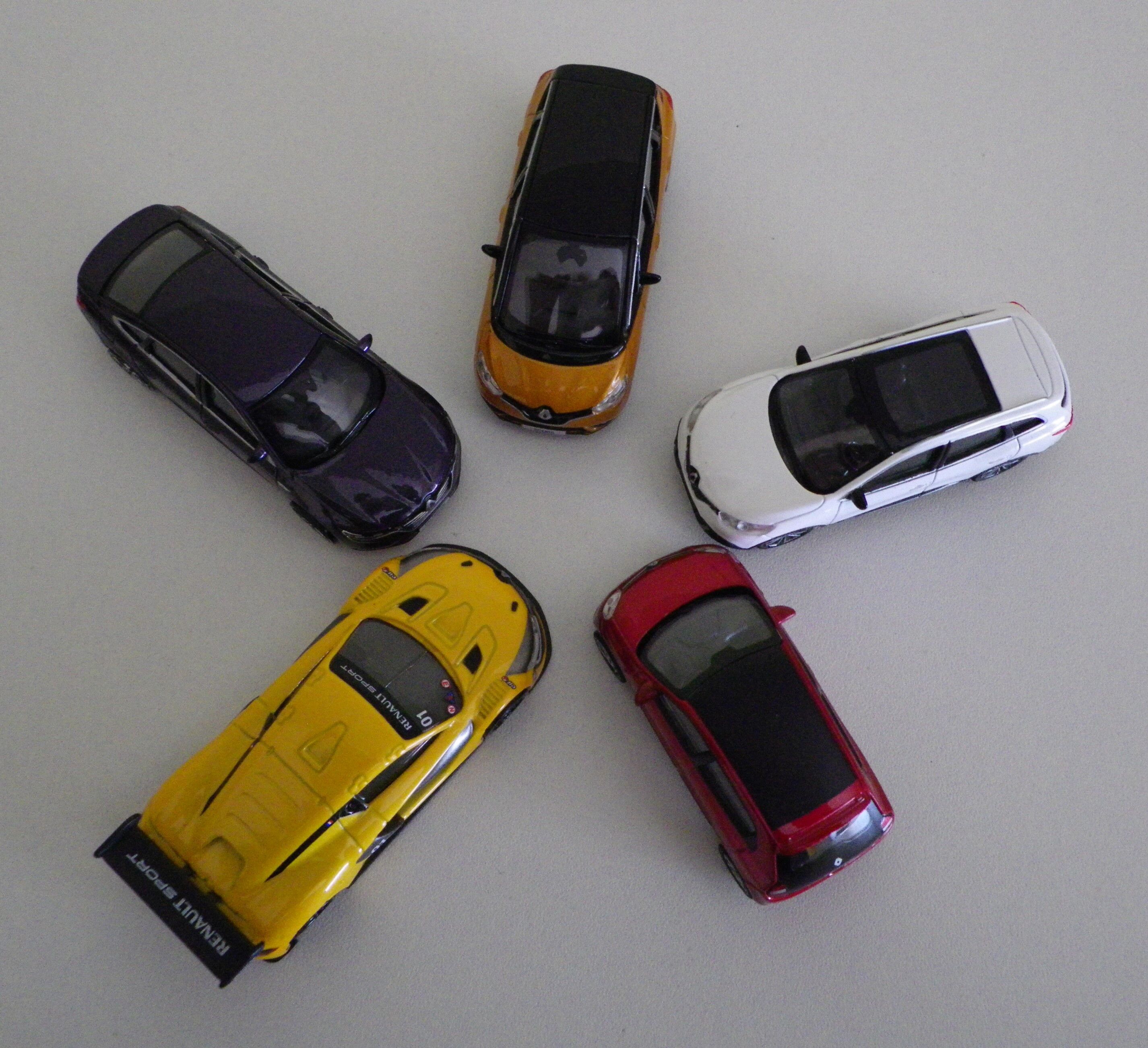 Lot of 5 cars Renault - NOREV - Original packaging