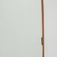 Scandinavian slightly convex rectangular teak mirror by "Kron"