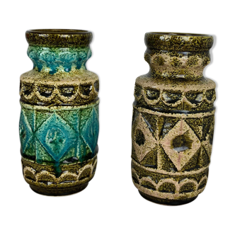 Ensemble de 2 vases par Bay Ceramics Allemagne années 1960