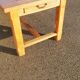 Table de ferme et deux bancs