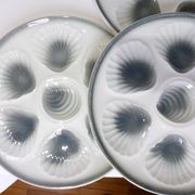 6 oyster plates Moulin des Loups and Orchies 210371