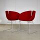 Fjord Chairs in Red by Patricia Urquiola for Moroso, 2002