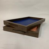 Set of trays (wood: smoked oak)