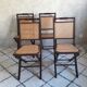 Wooden folding chair