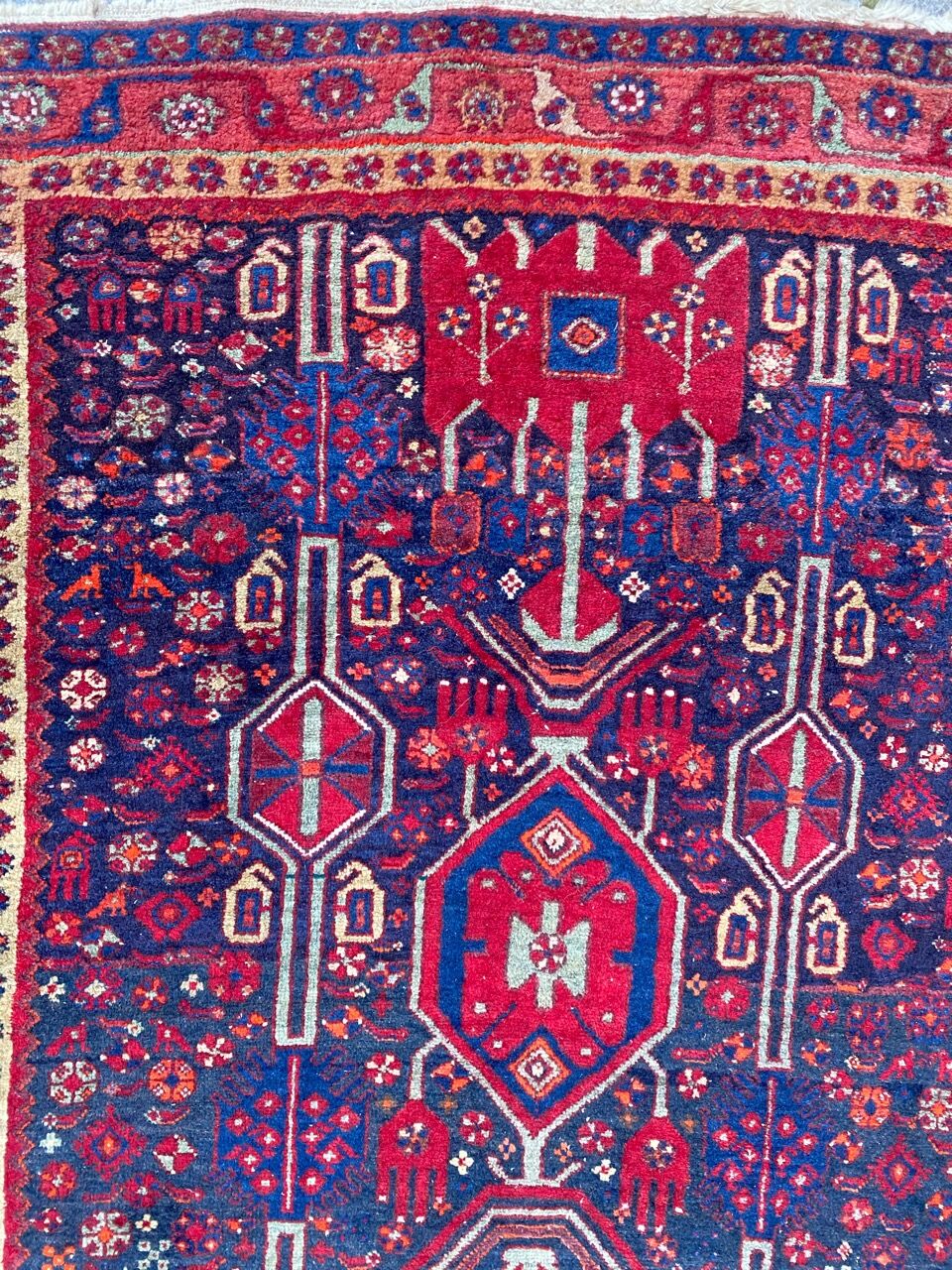 Bijar Persian carpet 136x298 cm