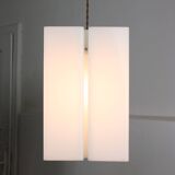 Vintage italian plexiglass tower pendant lamp