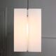 Vintage italian plexiglass tower pendant lamp