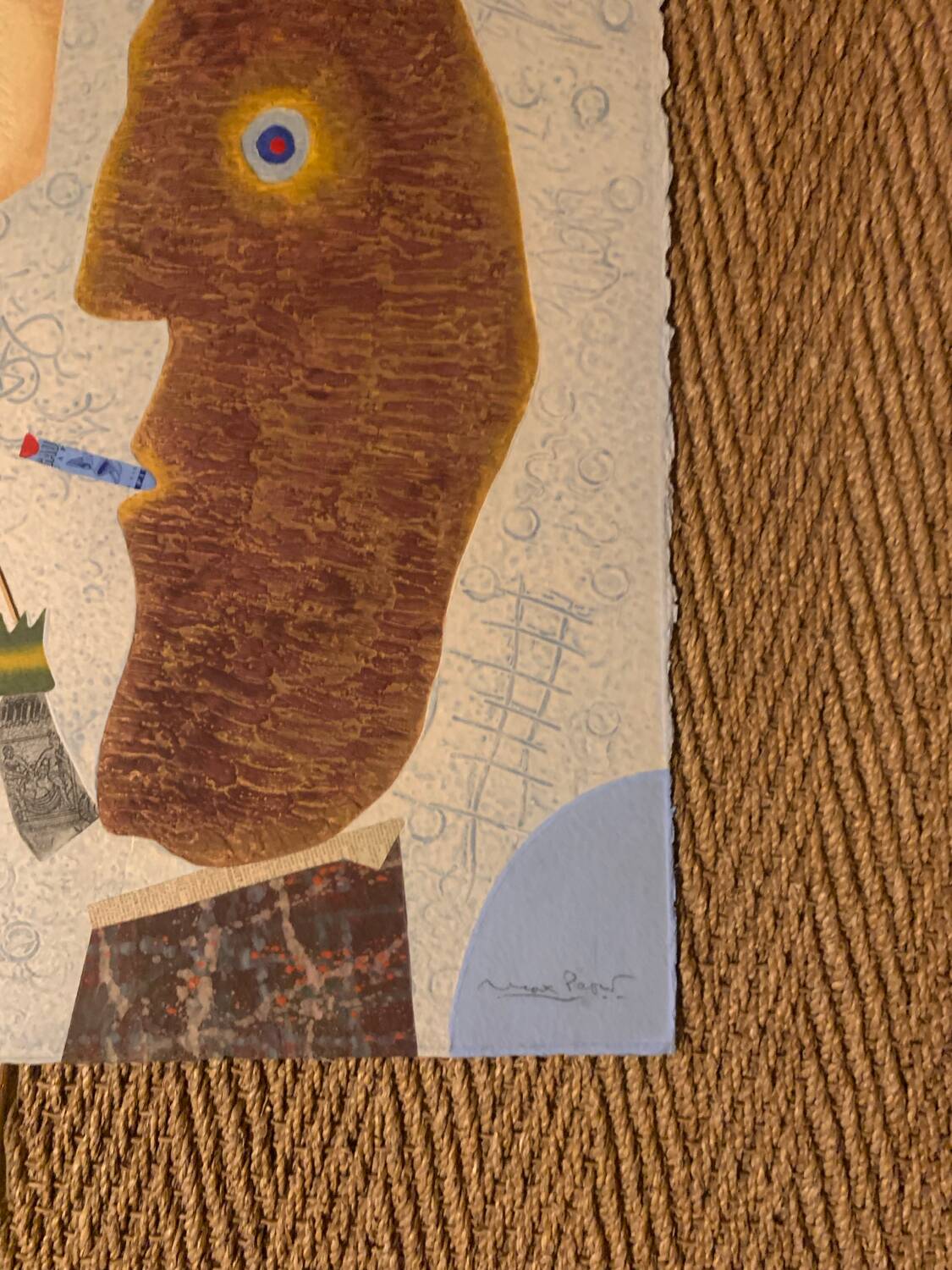 Max Papart - ABC - Mixed technique - signed