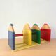 Modular pencil shelf 1980s, Pierre Sala style