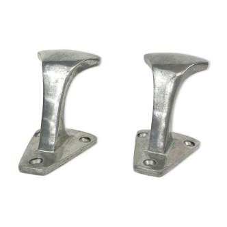 pair of old aluminum patter