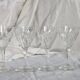 4 Verres à eau anciens - cristal Val Saint Lambert modèle Nestor taille Ham