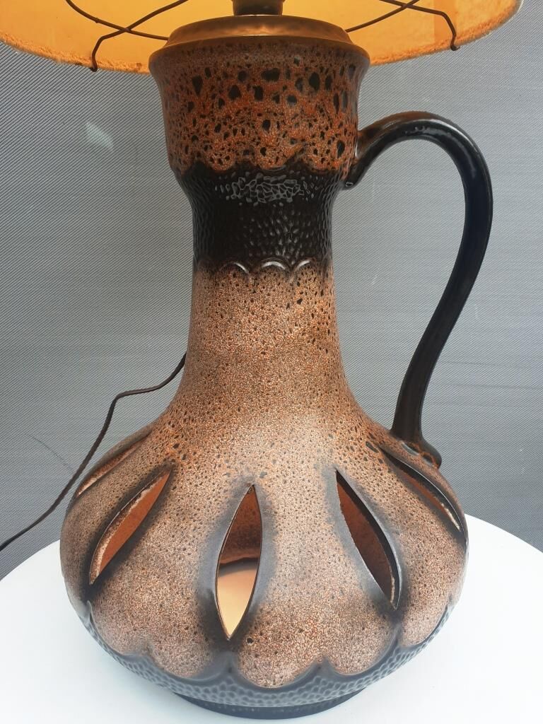 Ceramic floor floor lamp Danish Design 1970