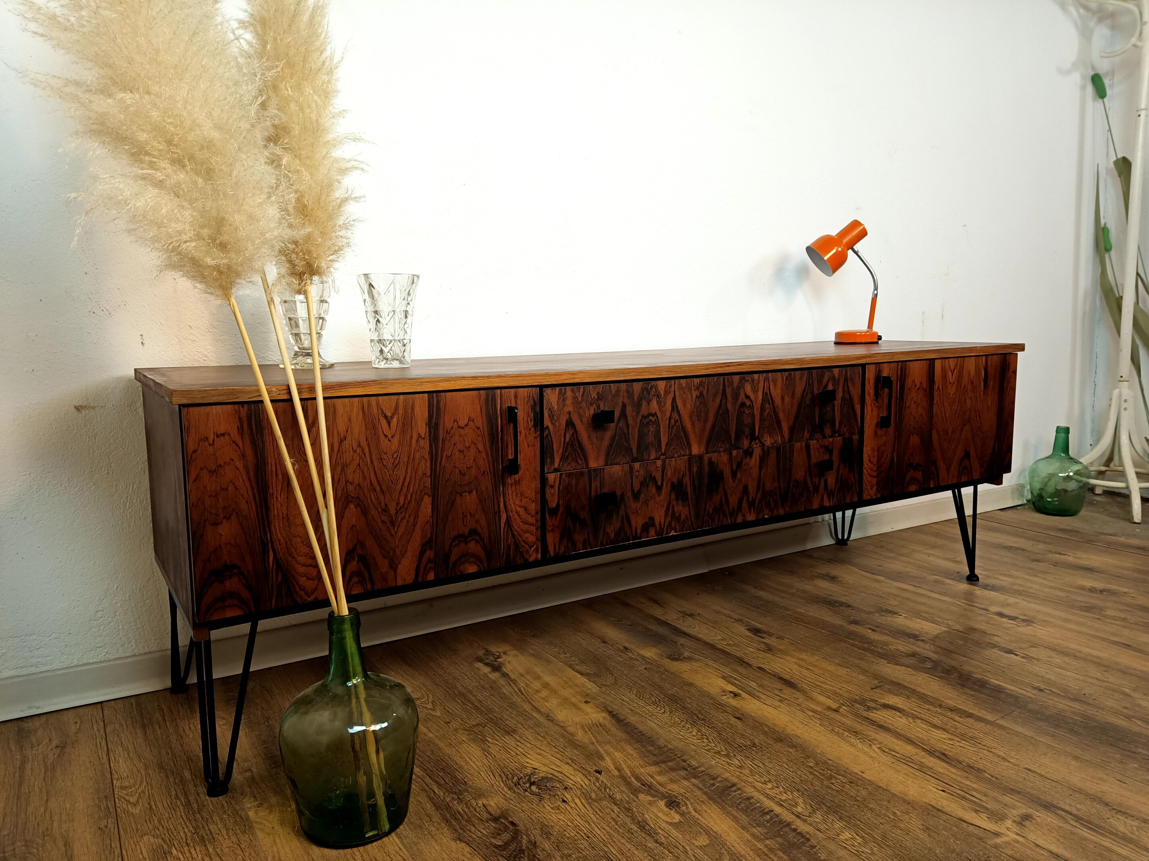 Scandinavian rosewood teak row