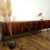 Scandinavian rosewood teak row