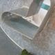 Zinc tray heart openwork vintage garden