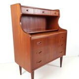 Danish teak secretary