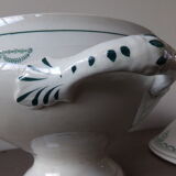 Old soup bowl with its lid