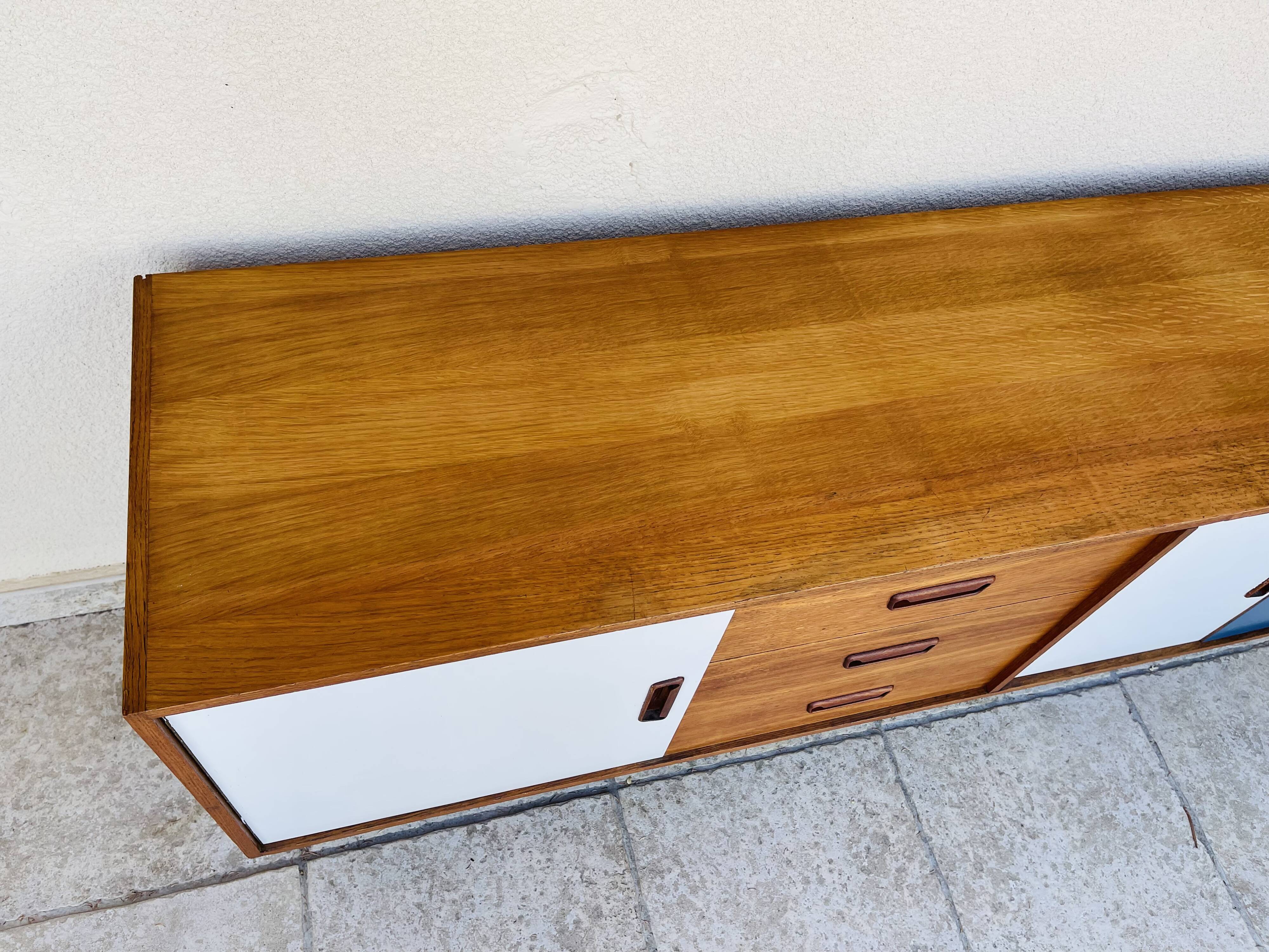Vintage oak sideboard 1960