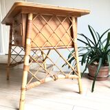 Rattan desk