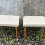 Vintage ottoman footrest