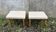 Repose pied tabouret ottoman vintage