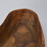 Olive wood cup, signed