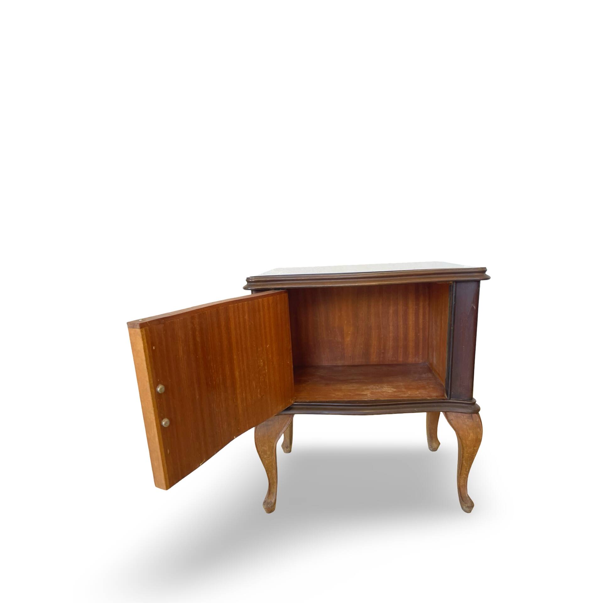 Tables de chevet/commodes Chippendale italiennes, années 1940/1950.