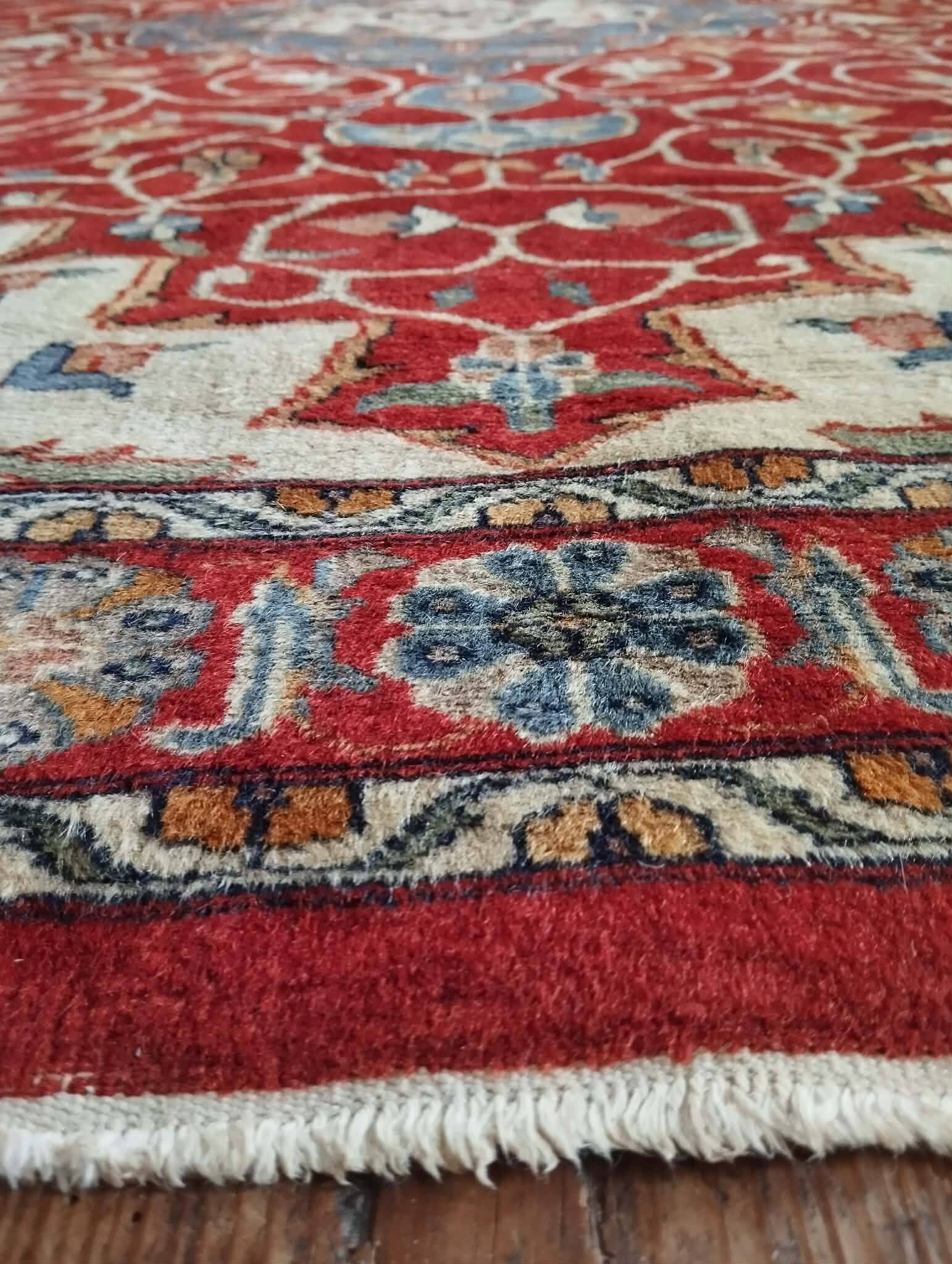 Handmade Indo Tabriz rug 212x144cm