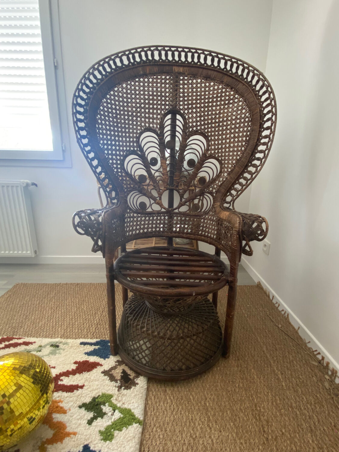 Emmanuelle peacock armchairs