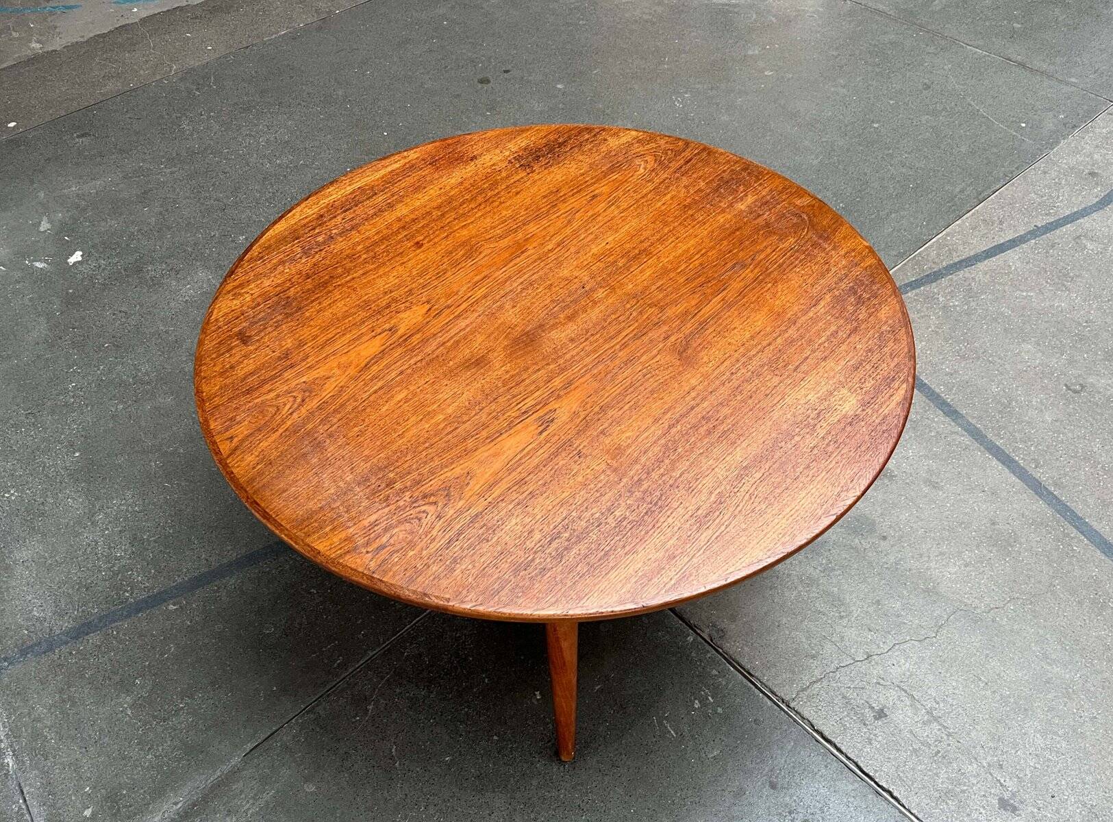 Mid-century modern Danish teak coffee table from the 1960s.