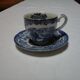 Assortment of 3 blue cups