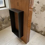 Table basse italienne laque loupe d’orme