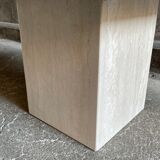 Square travertine coffee table, 1960s