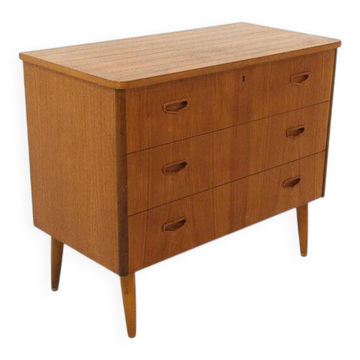 Scandinavian teak chest of drawers, Sweden, 1960