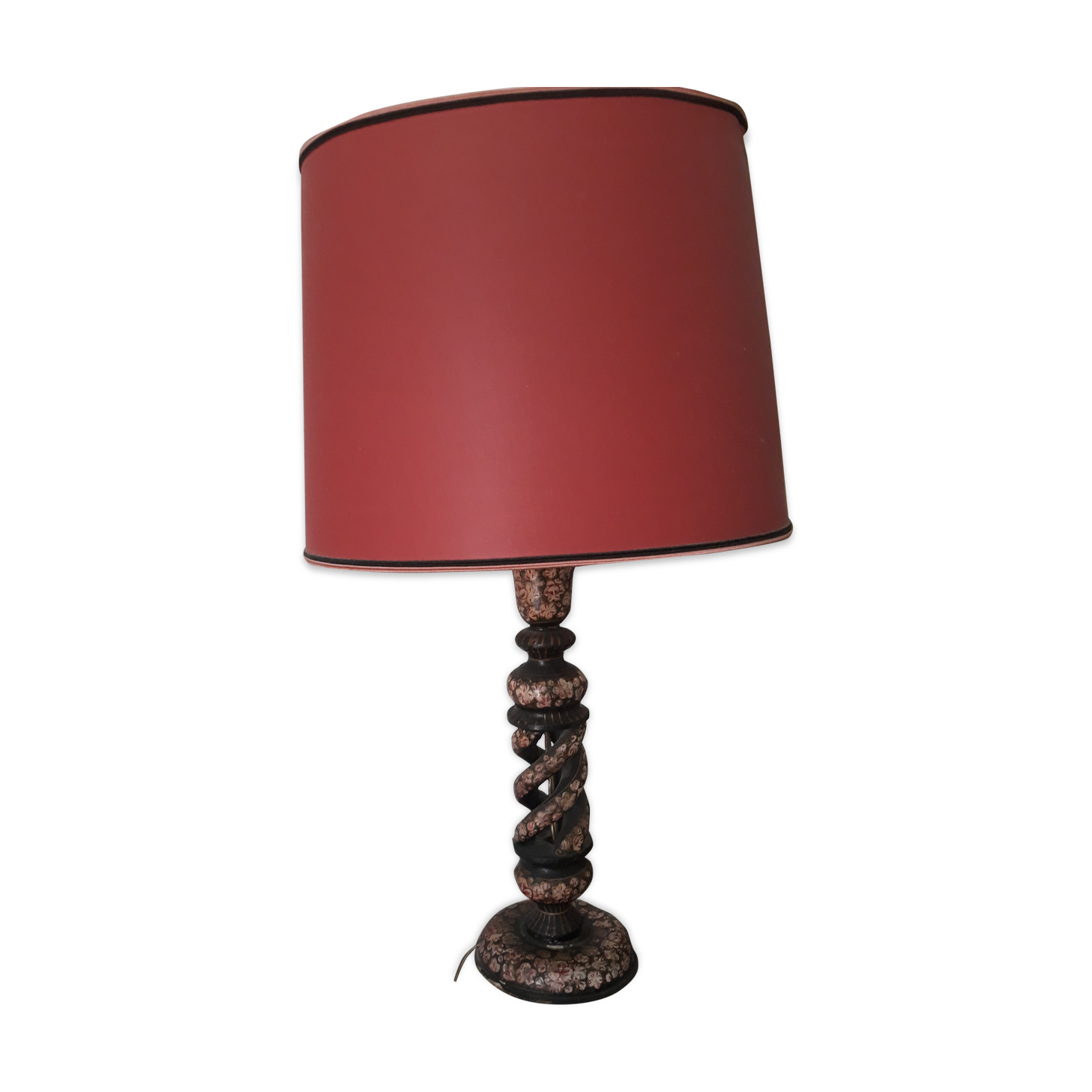 A bohemian-style lamp