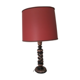 A bohemian-style lamp