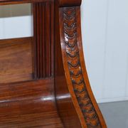 Victorian Double-Faced Carved Walnut Gallery Bench