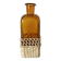 Carafe en verre ambré et rotin