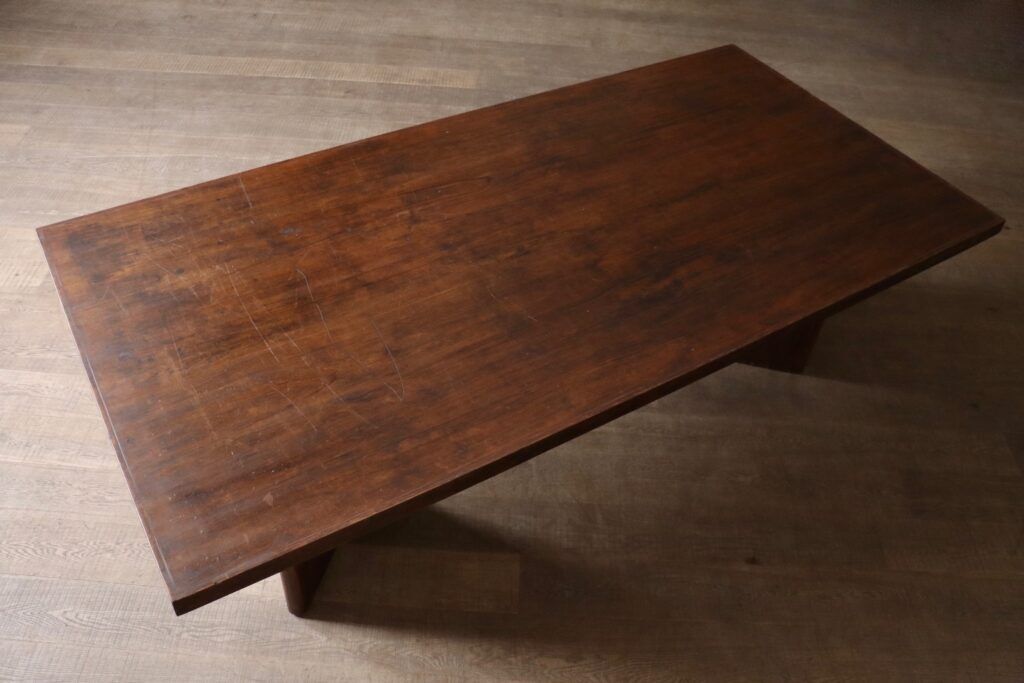 Pierre Jeanneret large library table PJ-TAT-08-A, Chandigarh, 1955-1956