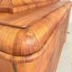 Vintage Art Deco-style walnut cabinet