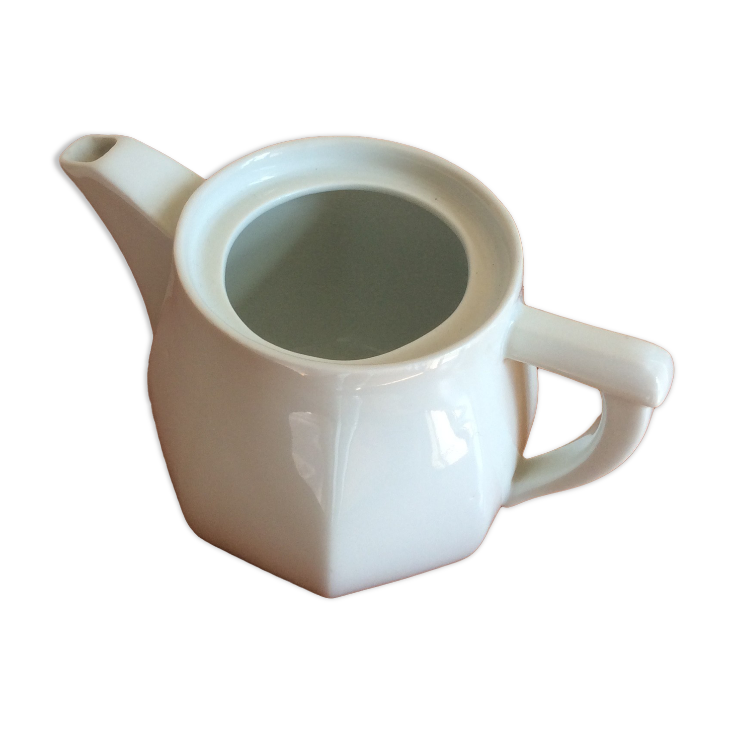 Aluminite Frugier Limoges Limoges Fire Porcelain Teapot