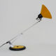 Aluminor yellow metal articulated lamp, 70s