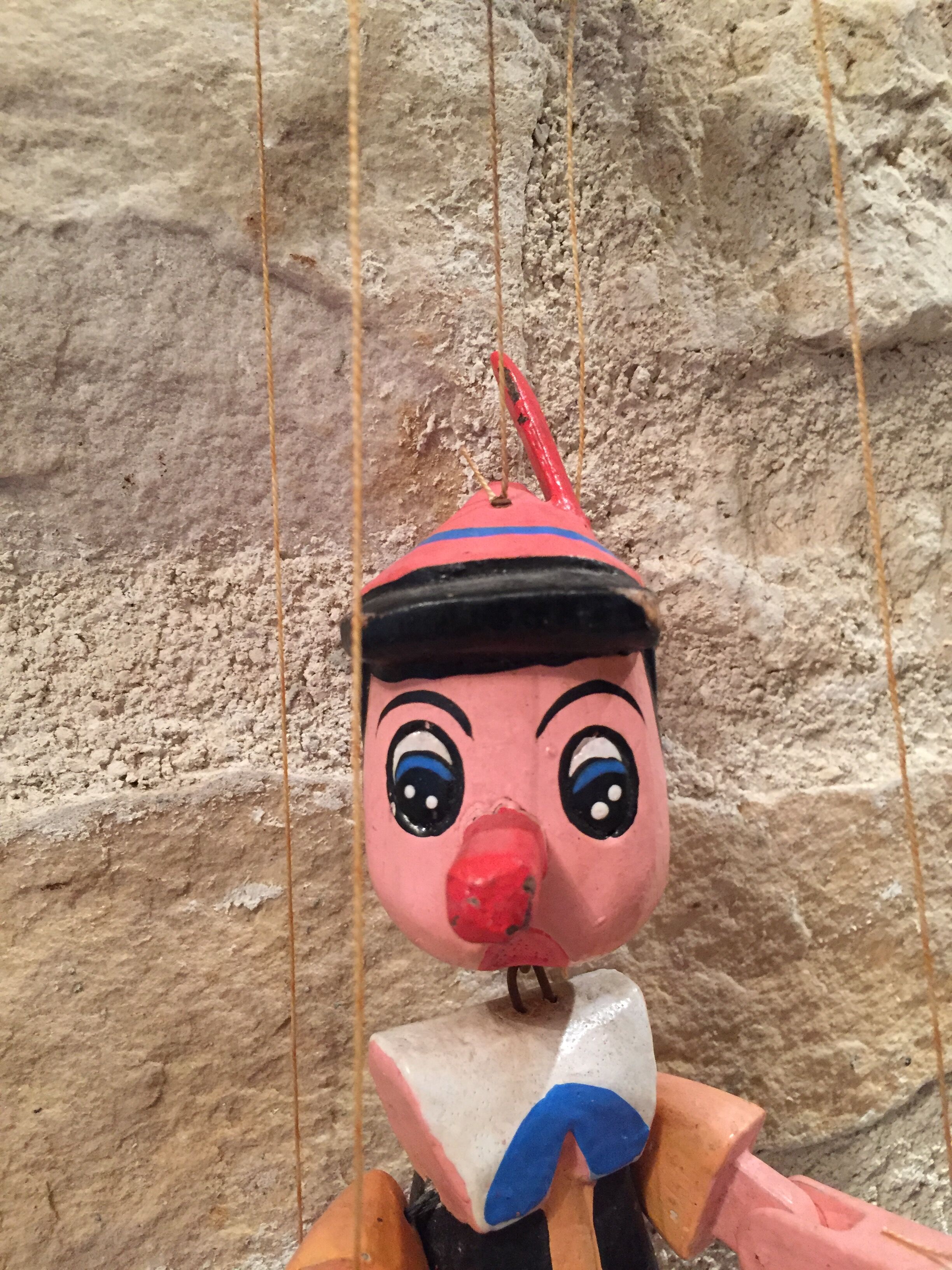 Former Pinocchio puppet