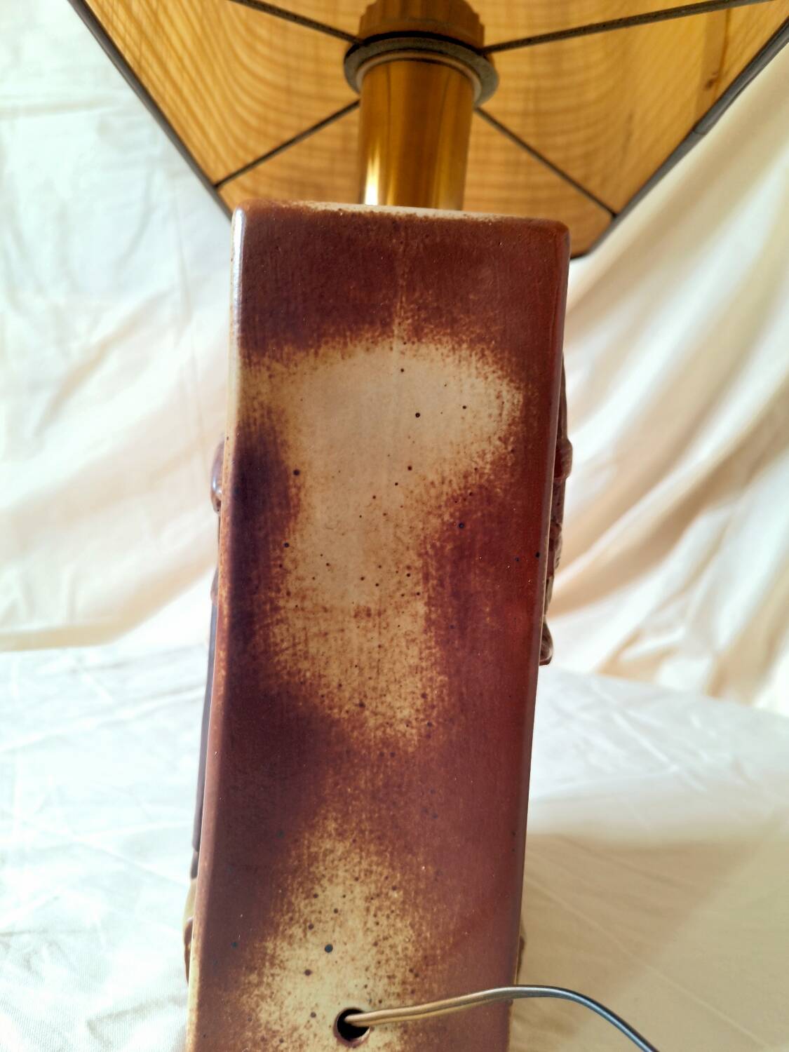 1980s ceramic archers lamp