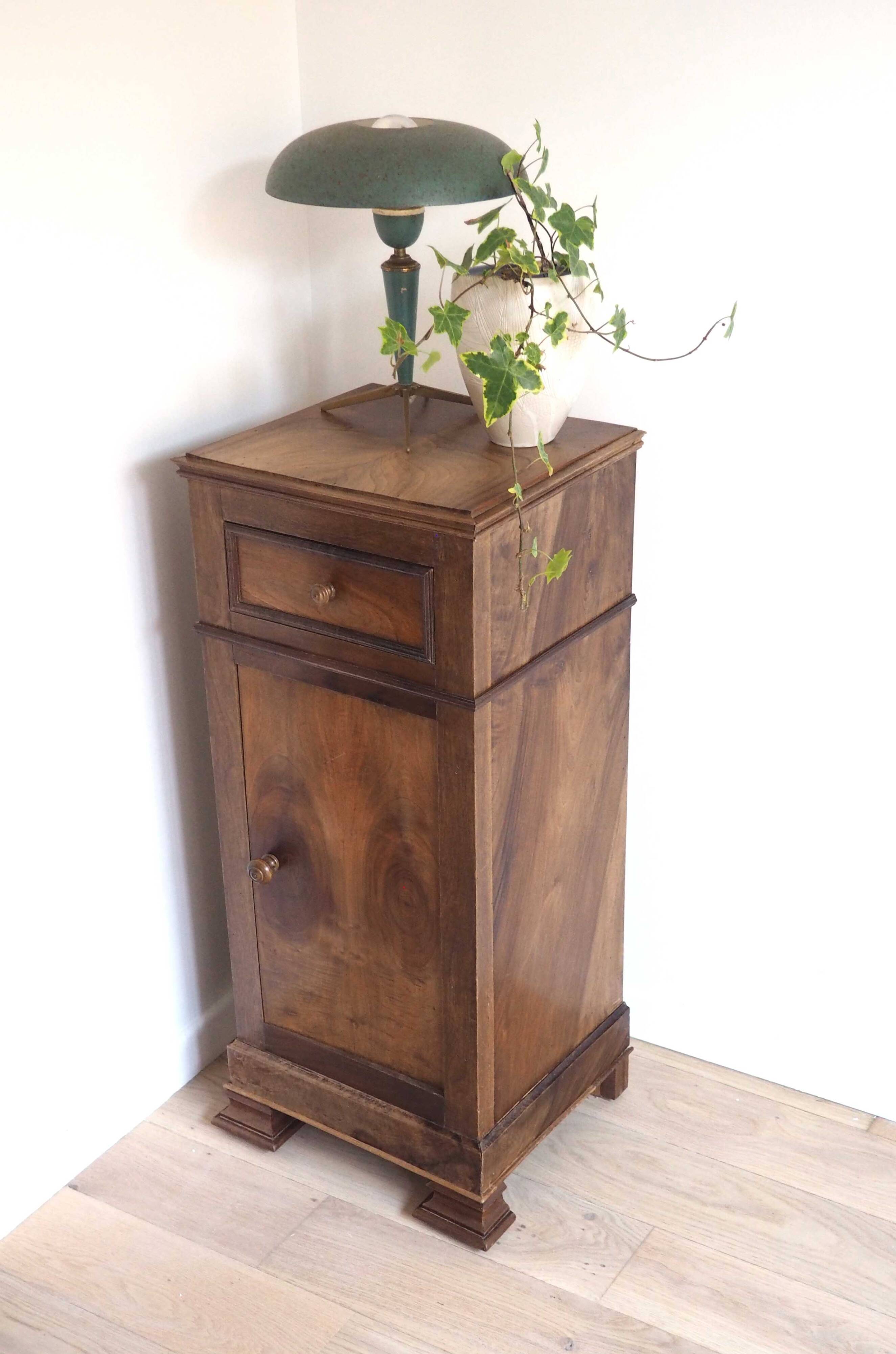 All-wood bedside table or storage unit