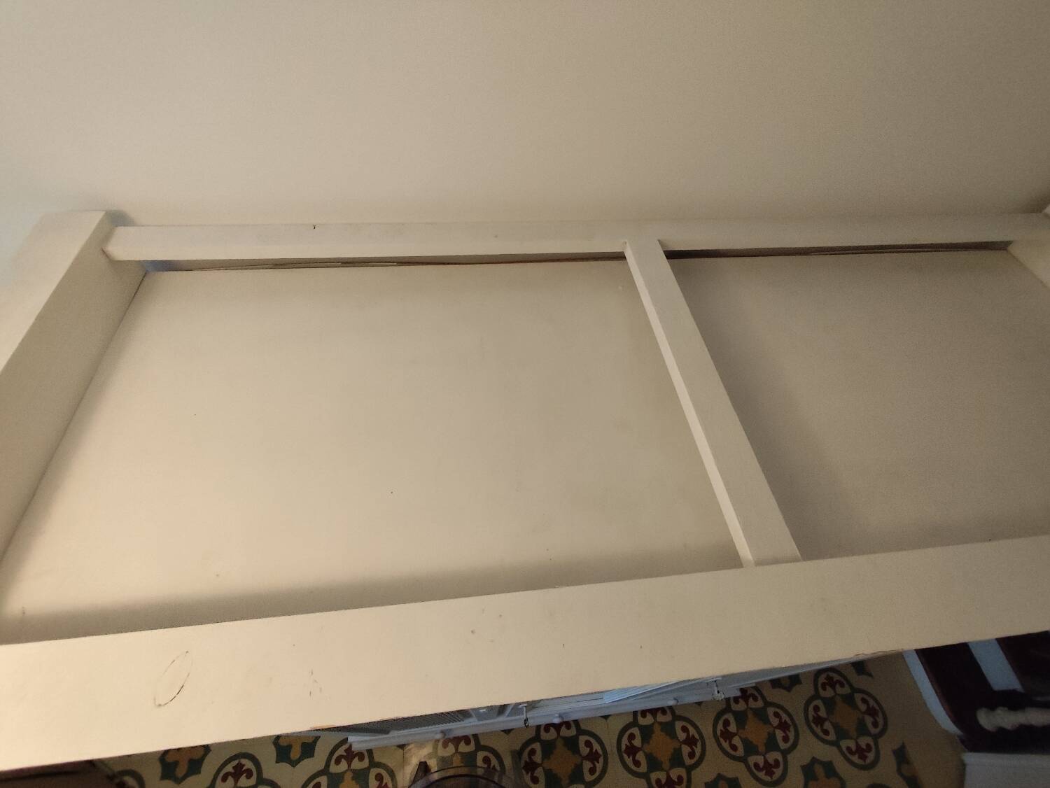 White solid wood wardrobe