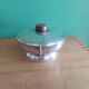 Art Deco sugar cream in silver metal