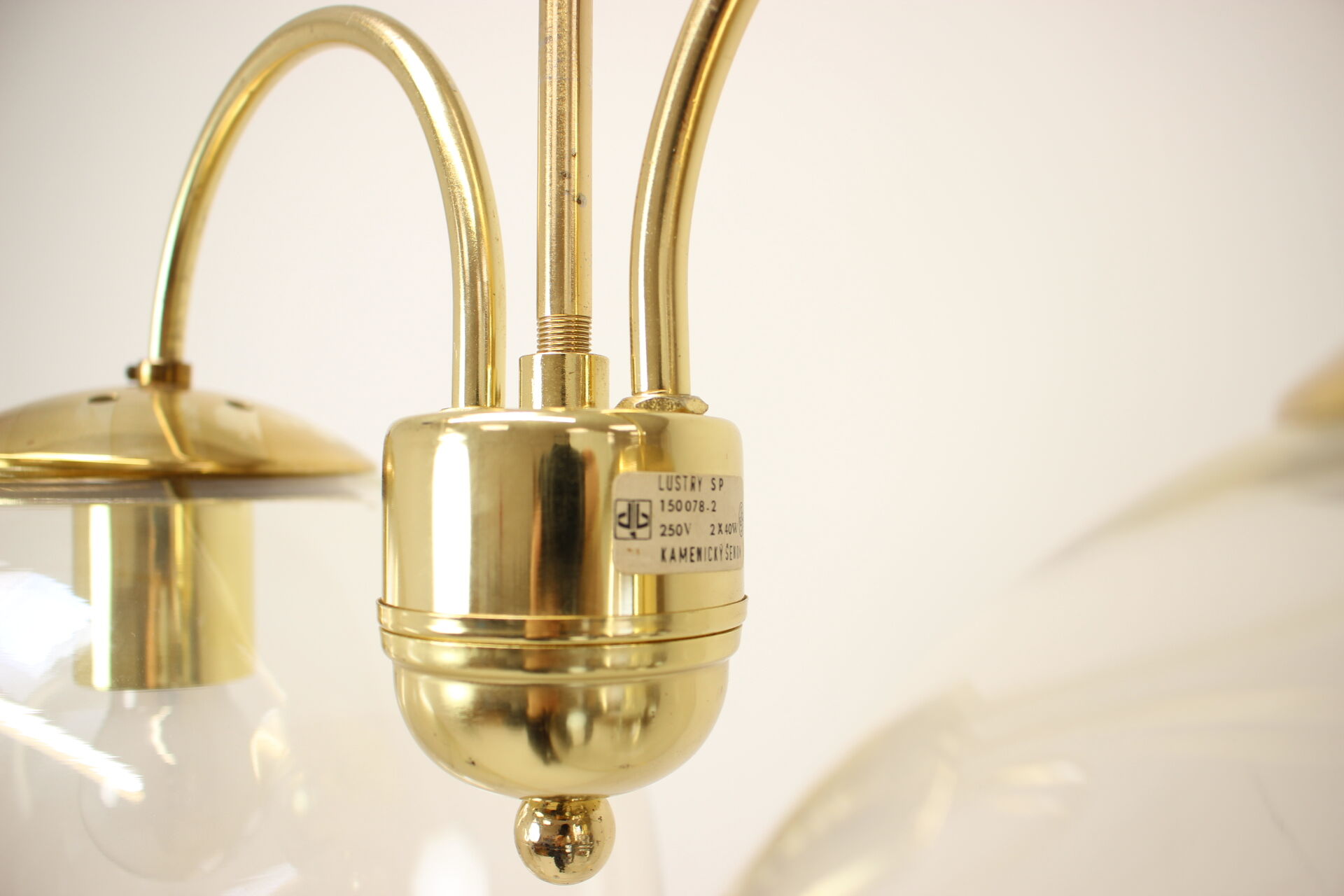 Mid-Century Chandelier Kamenicky Senov, 1970's